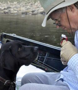 Skip Morris and Buck from Far North Charters