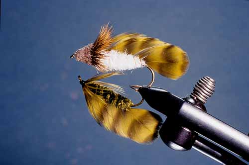Two Finished Flies with Matuka-Style Wings