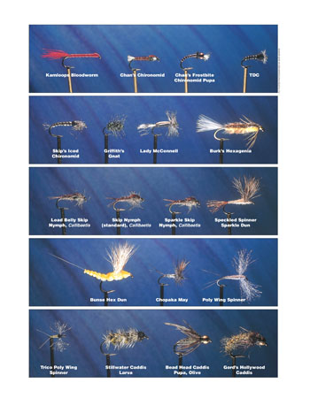 Morris and Chan on Fly Fishing Trout Lakes Fly Patterns