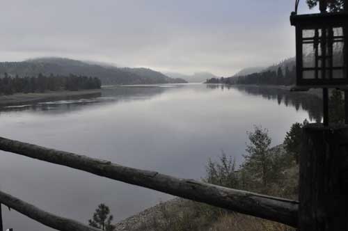 The Upper Columbia River at Lazy Daze Retreats